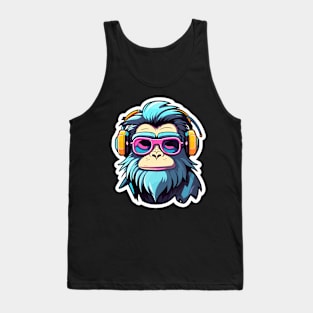 Ape Monkey Illustration Tank Top